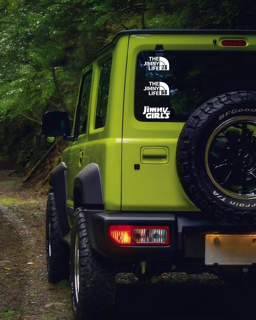 Maplewoodcar Jimny Stickers, Stylish, Original Design, Jimny Jb64, Accessory, 3D Feeling, Cool, [THE JIMNY