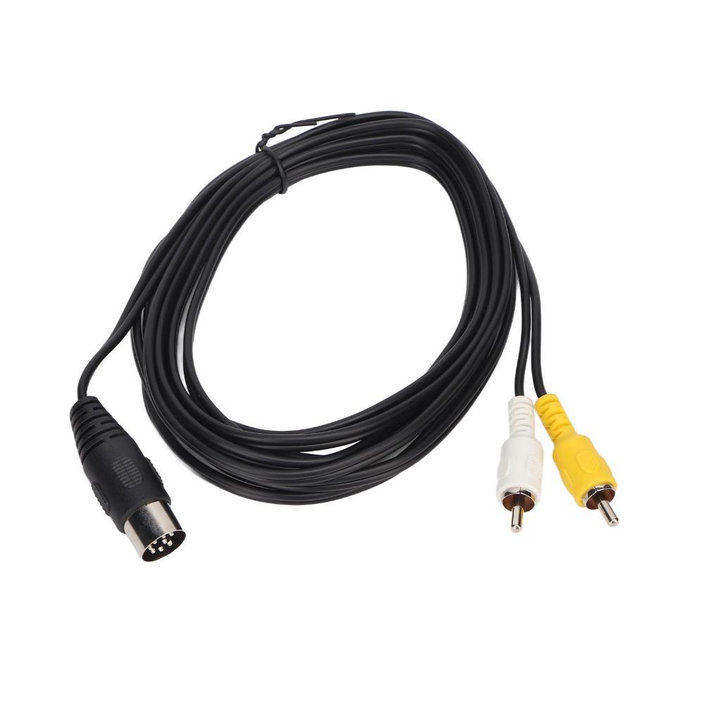 9.8ft DIN 8Pin to 2RCA Cable Plug and Play DIN 8Pin Male to 2RCA Male Old Audio Equipment