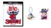 Lilo Stitch 4K UHD Set Includes an Original Swaying Acrylic Keychain and a Collection of Original Acrylic & + Blu-ray [Blu-ray] Magnets.
