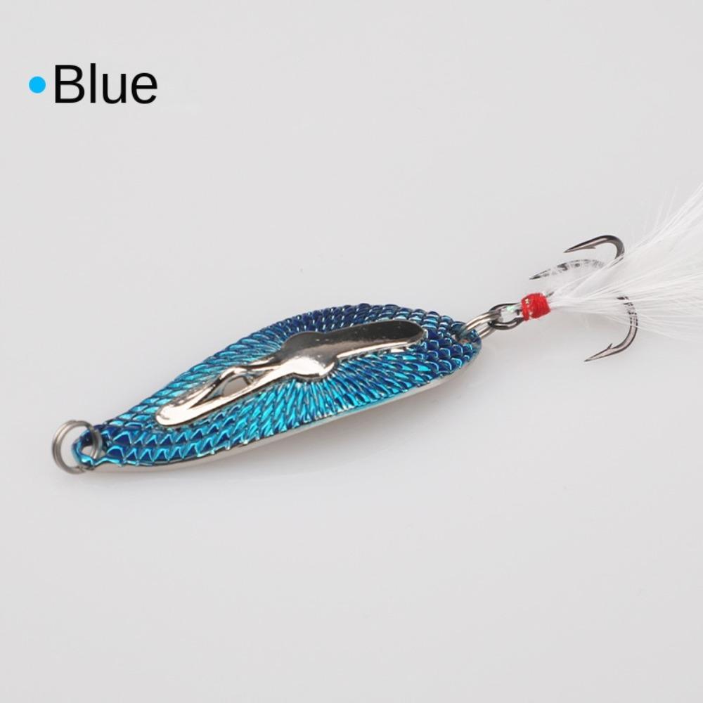 Gold Silver Fishing Lures Metal Bass Tackle New Trout Pike