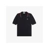 Fred Perry [amy Winehouse] Metallic Tip Knit Shirt   Black Afpf2438118 102 qzgAfpf2438118 102