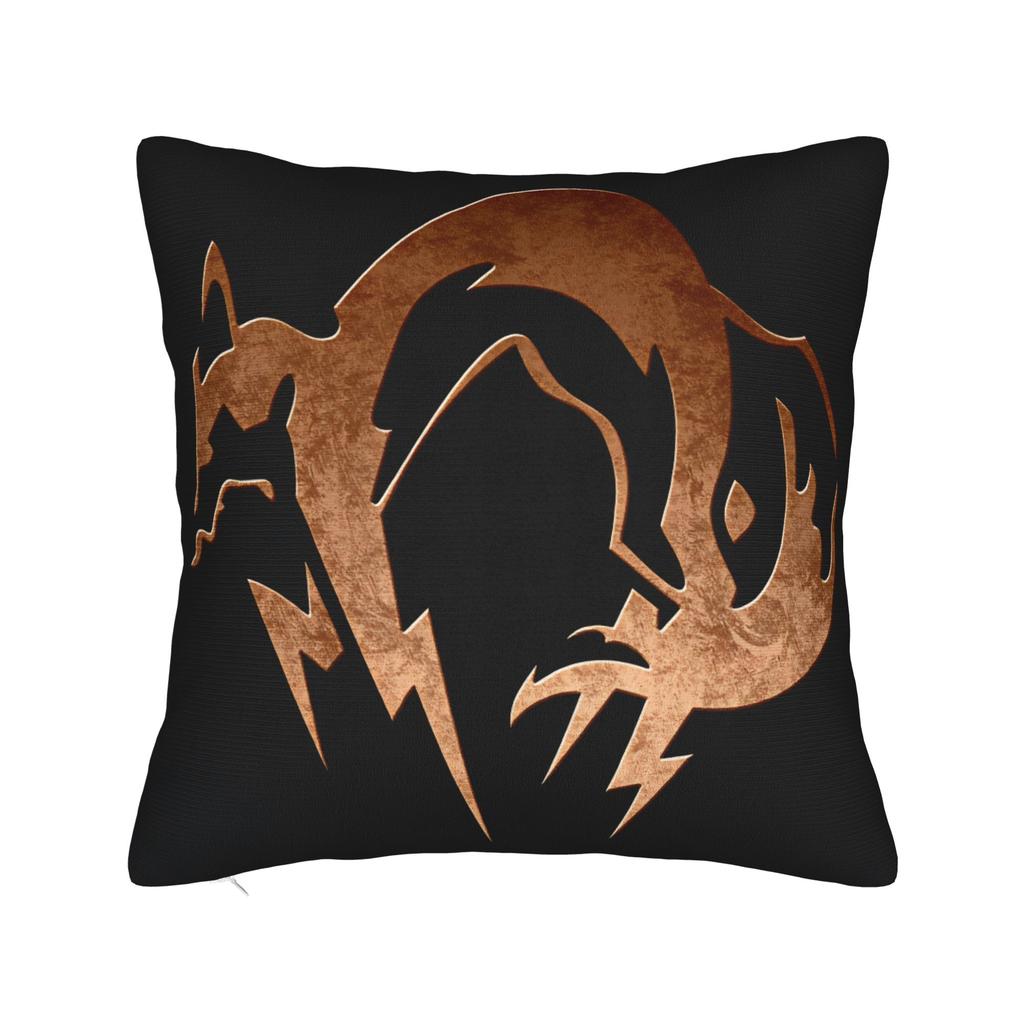 Pillow Case Fanart MGS Gaming Soft Pillow Cover For Sofa Car Home Decor Kawaii Pillowcases