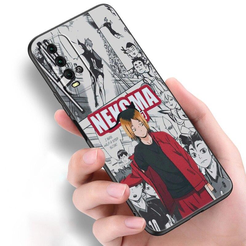 Kozume Kenma Haikyuu аниме силиконовый чехол для телефона для Xiaomi Redmi Note 11 10 9 8 Pro 11T 10T 10S 9S 8T 9 9A 9C 9T черный мягкий чехол