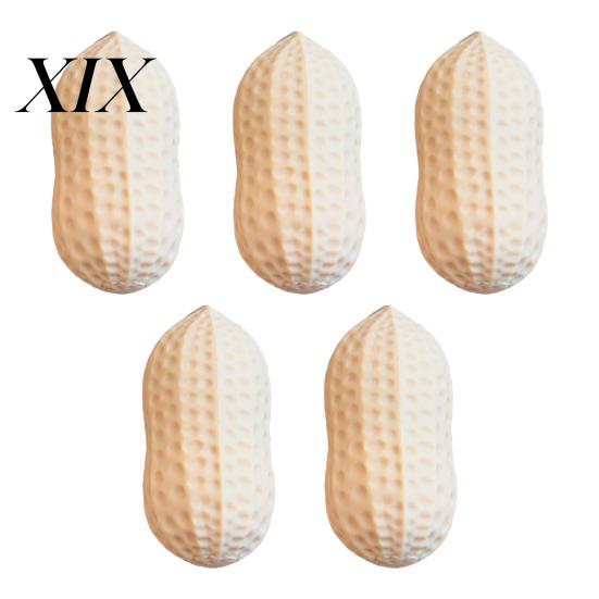 Peanut Fidget Toy 1/3/5Pcs Shaped Squeeze Stress Relief Decompression Hand Exercise Relaxation Ball Simulated Food Sensory
