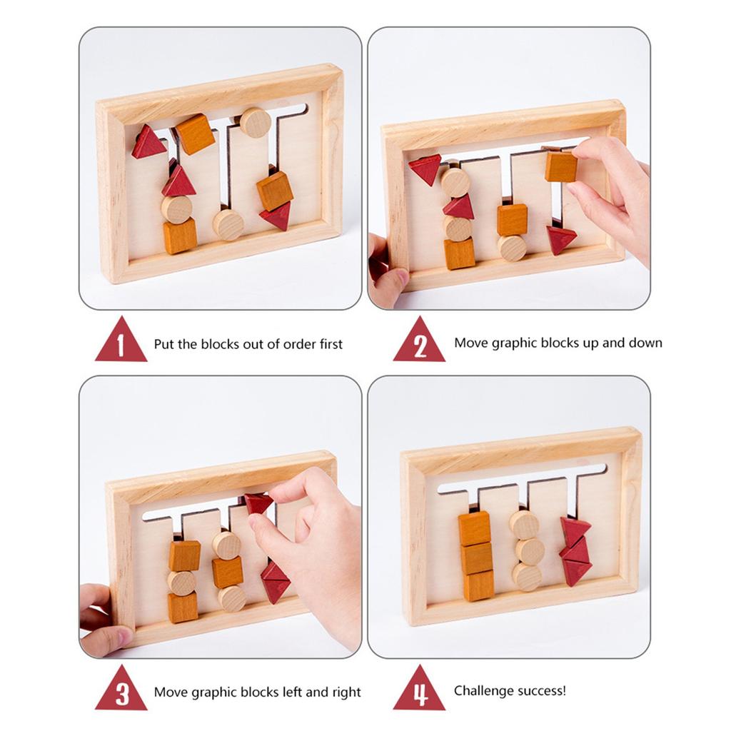 Дети Детские Деревянные Обучающие Цветные Развивающие Игрушки Головоломки Монтессори