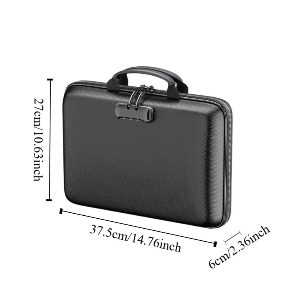 with Pocket Fireproof Document Box Waterproof Accordion File Folder  Card