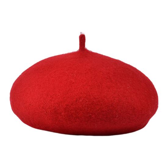 Женская беретная шапка, однотонная, регулируемый размер, искусственная шерстяная шапка, берет в стиле ретро, модный аксессуар