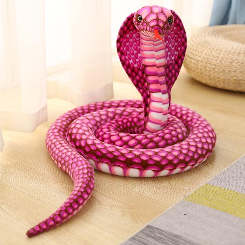 Cross-Border Cobra Python Plush Toy: Funny Snake Doll Gift for Boys