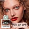 FUNSACHY 1 Pair Natural Blue Contact Lenses for Eyes Korean Fashion Color Eye Contacts Cosmetics Eye Makeup High Quality Lenses