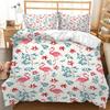 Bed Three-Piece Quilt Cover Ins Wind Animal Pattern Print Kit Home Textile Skin