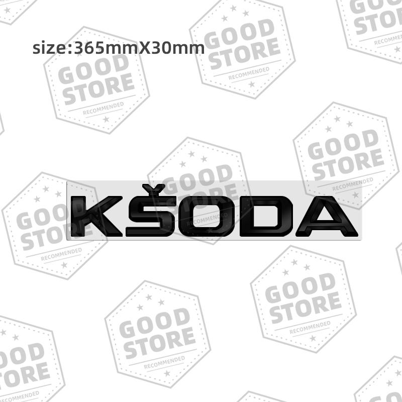 Металлическая Деталь Кузова Автомобиля Для Skoda Octavia Superb Глянцевый черный O46 Буквенная Шильда 3D Эмблема Заднего Крыла Наклейка на Багажник Наклейка Аксессуар для Авто