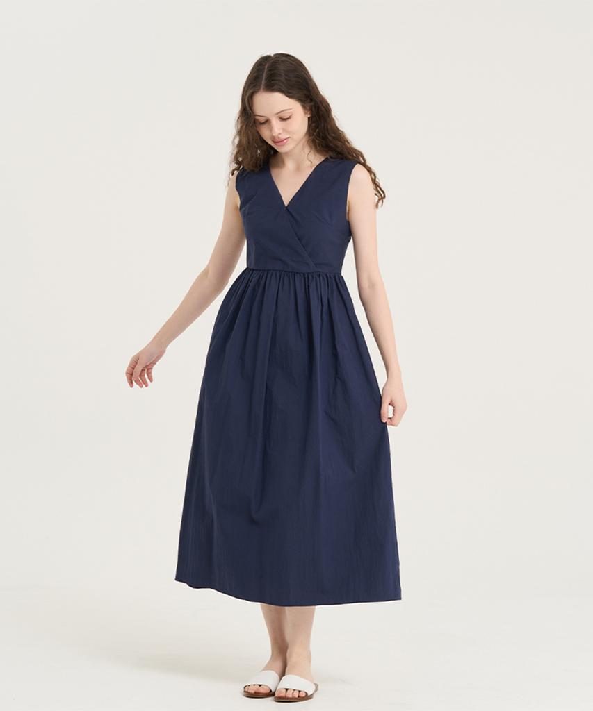 Reve Hearted Bear Grace Dress - Navy