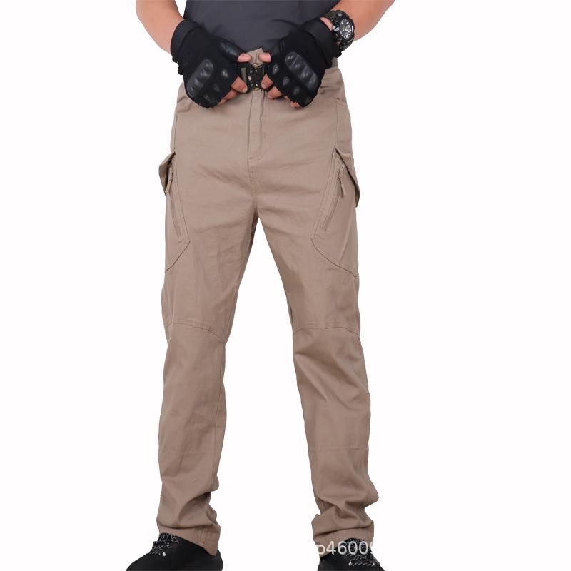 New cotton special forces wear-resistant IX9 multi-pocket tactical pants, training pants, special service pants 511 military fans overalls