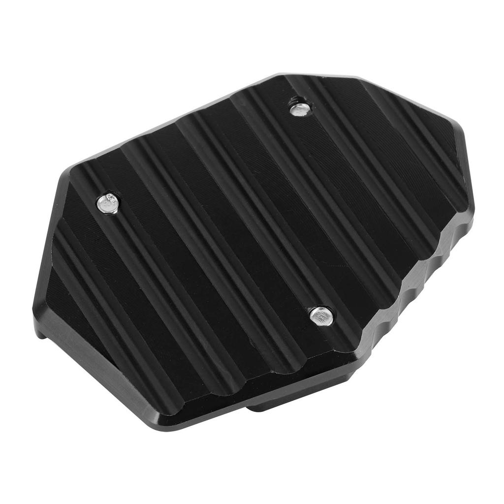 Side Stand Pad, Motorcycle Kickstand Pad, Extension Pad Support Plate Fits YMH YZF R25/YZF R3/MT‑25/MT‑03 14-19 (Black)
