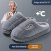Warm Non-Slip Slippers: Cotton Plush for Plus-Size Men & Women - Cozy Autumn/Winter Indoor Footwear