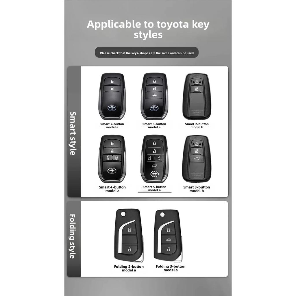 AMK1 Suitable for the 2026 New Toyota Fenglanda Key Set 24 Fenglanda Leading Luxury Edition Dual Engine Car Buckle Shell