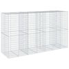 Gabion with Lid 350 x 100 x 200 cm Galvanized Iron