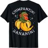 Шимпанзе Бананини Смешной Мем (ВКЛ Вкл) Футболка