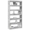 Concrete Grey Bookshelf 100 x 30 x 198 cm Engineered Wood