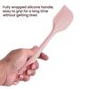Silicone Cream Spatula Non-Stick Pan Scraper Heat Resistant Kitchen Baking Tools DIY Cake Shovel for Baking Flipping Stir-Frying