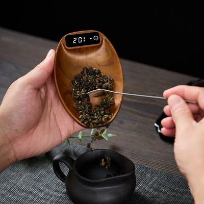 Точные электронные весы для кофе Профессиональные весы для кофе Портативная платформа для зерен Цифровые весы для зерен из дерева Инструмент бариста