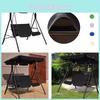 Anti-uv Swing Seat Canopy Cover With Bandages For Outdoor Use