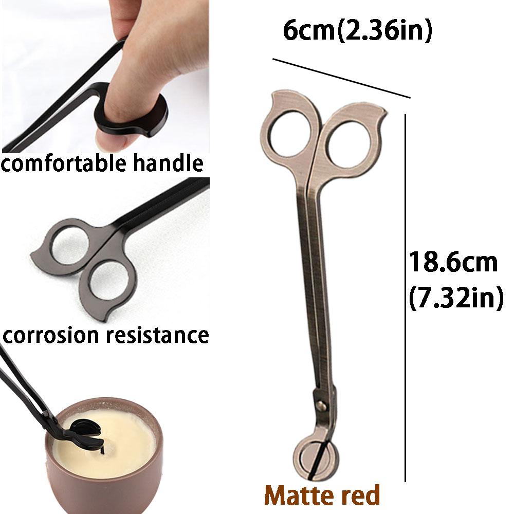 Триммер для фитиля свечи с дизайном в виде бабочки, металлические ножницы, инструмент для ухода за свечами, материал из нержавеющей стали, аксессуар для ароматерапевтических свечей