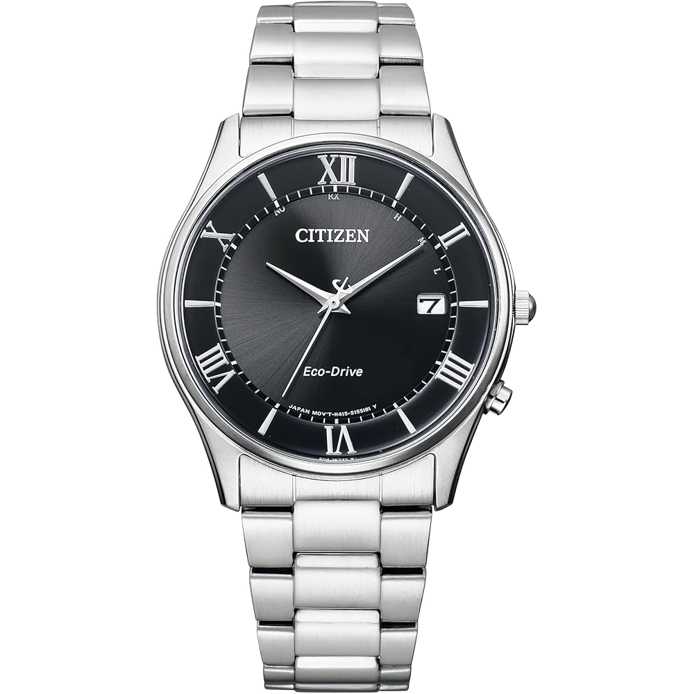 Citizen Мужские часы Citizen Collection Simple Adjust Eco-Drive с радиоконтролем, тонкие AS1060-54E