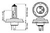 Bosch R2 Галоген (410H) Лампочка для фар Pure Light - 12 В 45/40 Вт P45t - 1 лампочка