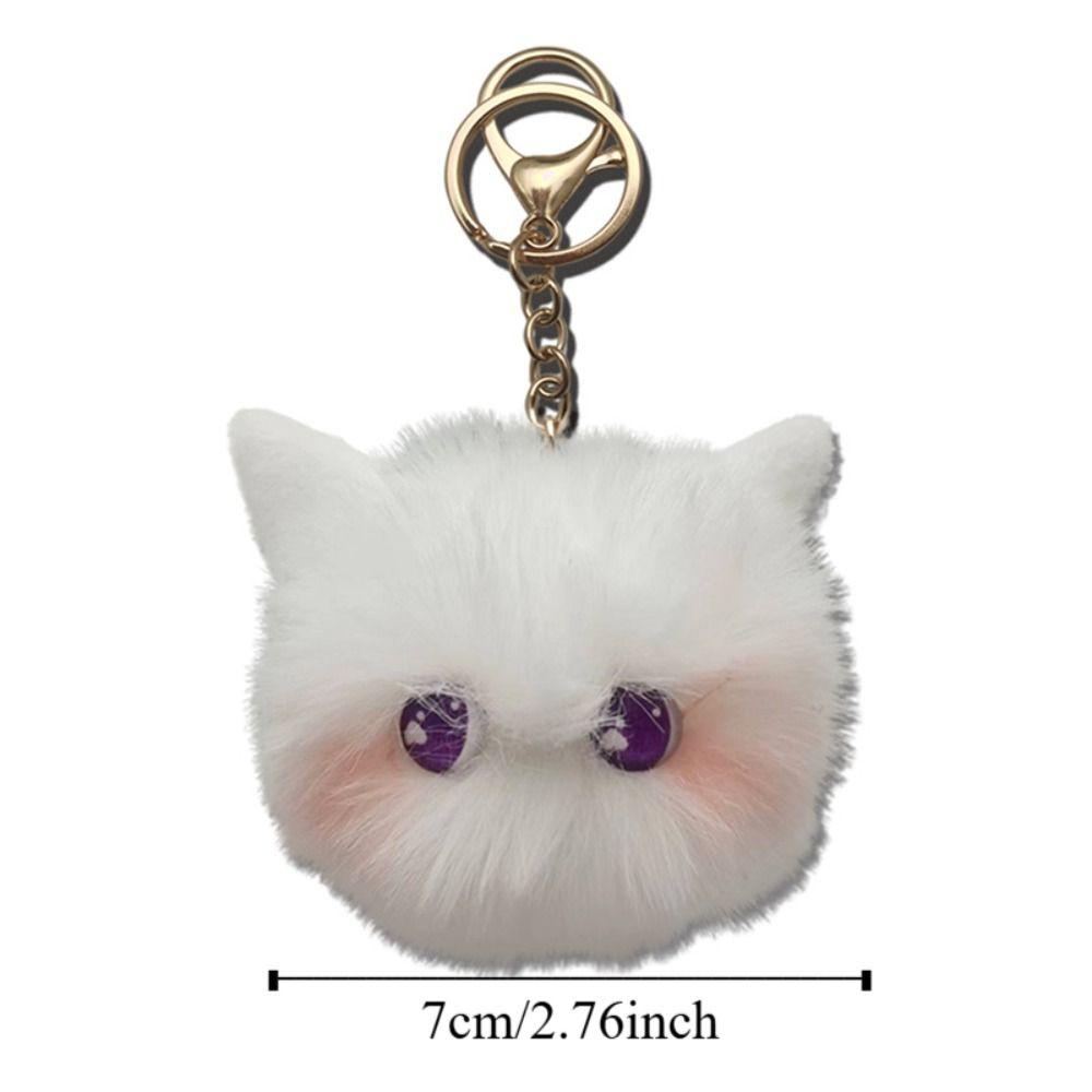 Attractive Eyes Blush Cat Plush Doll Stuffed Animal Plush Key Chain  Children
