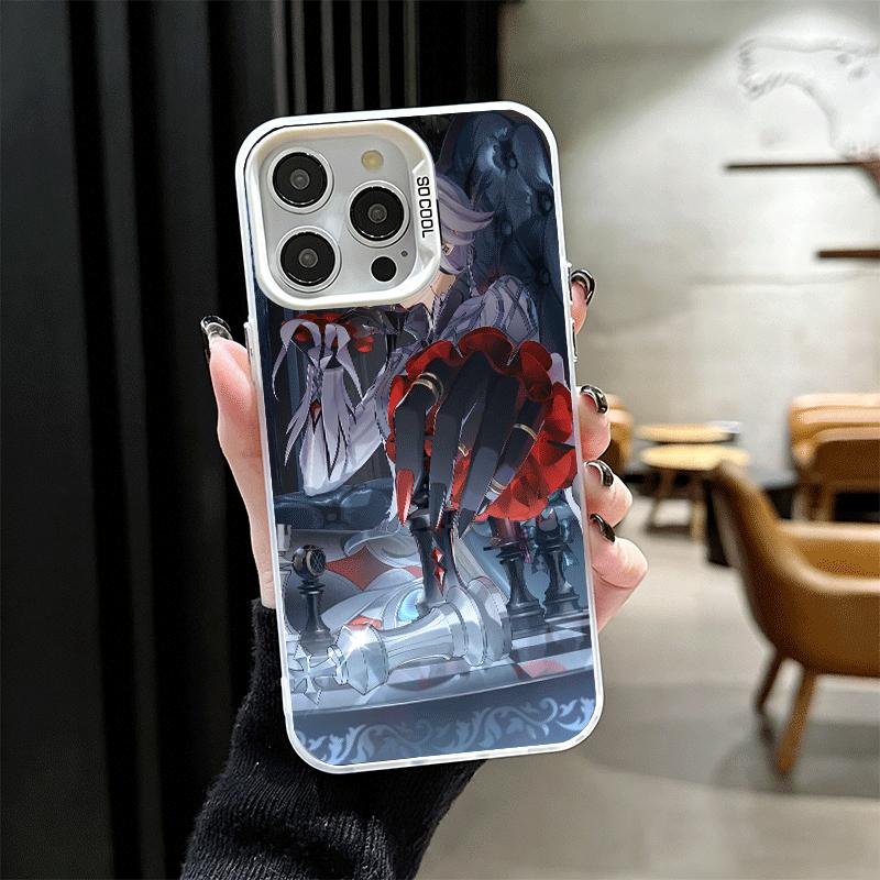 Мягкий чехол для телефона Genshin Impact Арлекино для iPhone 15 16 17 Pro Max 17Air 16E 14 Plus 13 12 Mini Ударопрочный чехол Задняя панель