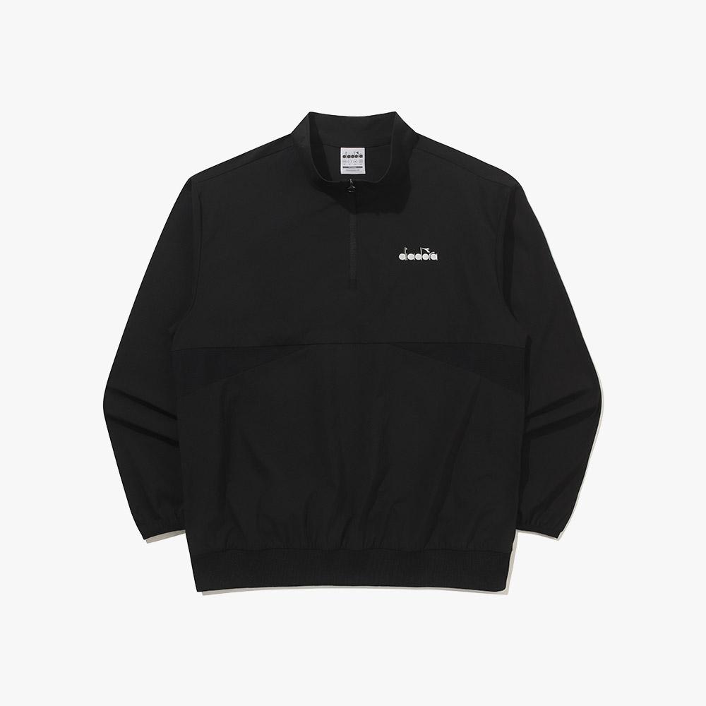 diadora Tennis Star Half-Zip Anorak Black