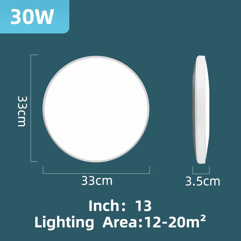 Modern Led Ceiling Lamp 220V 18W 30W Ultra Thin Ceiling Lights for Living Room Bathroom Home Lighting