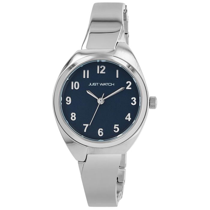 Montre - Maja - Acier inoxydable - Cadran bleu - Étanchéité 5 ATM