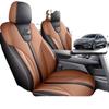 Full Coverage Leather Seat Covers for Hongqi E-QM5 (2021-2024), All-Season Seat Cushions with Complete Surround Protection.