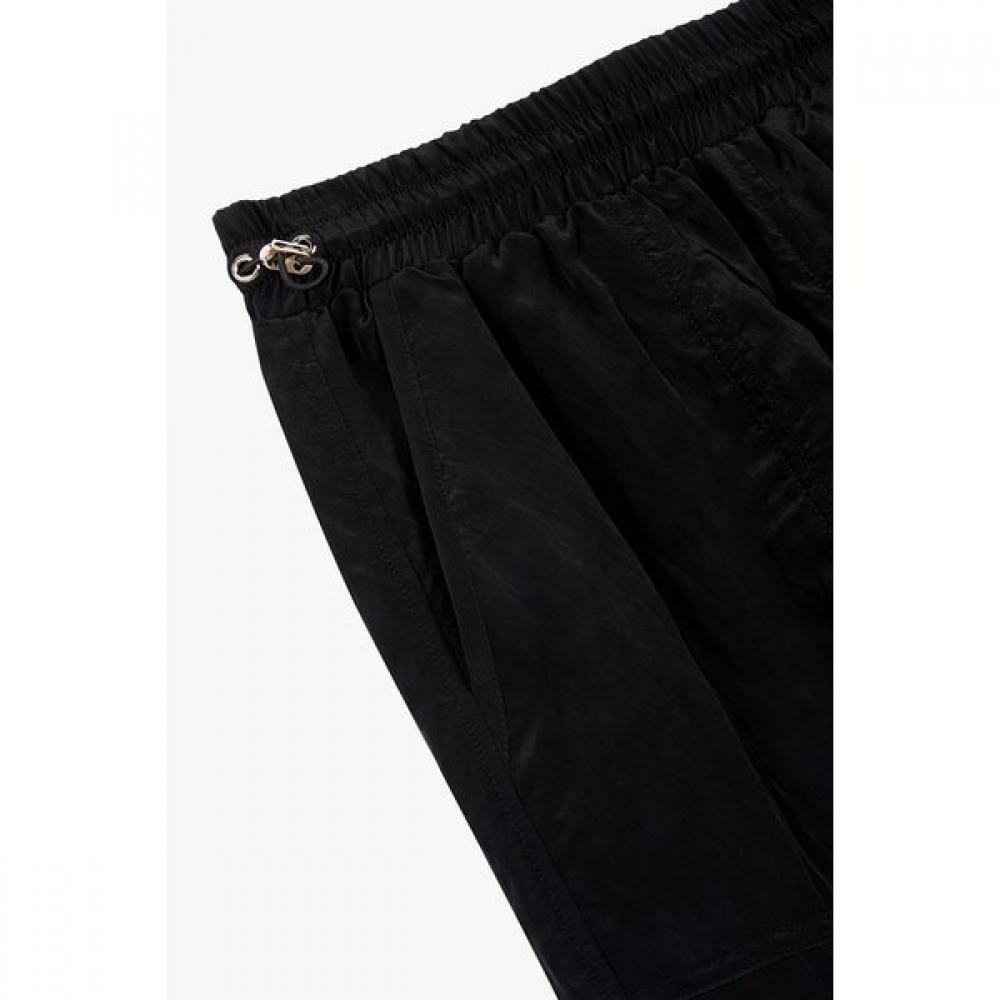 Vov Glossy Satin Cargo Skirt 7156235001