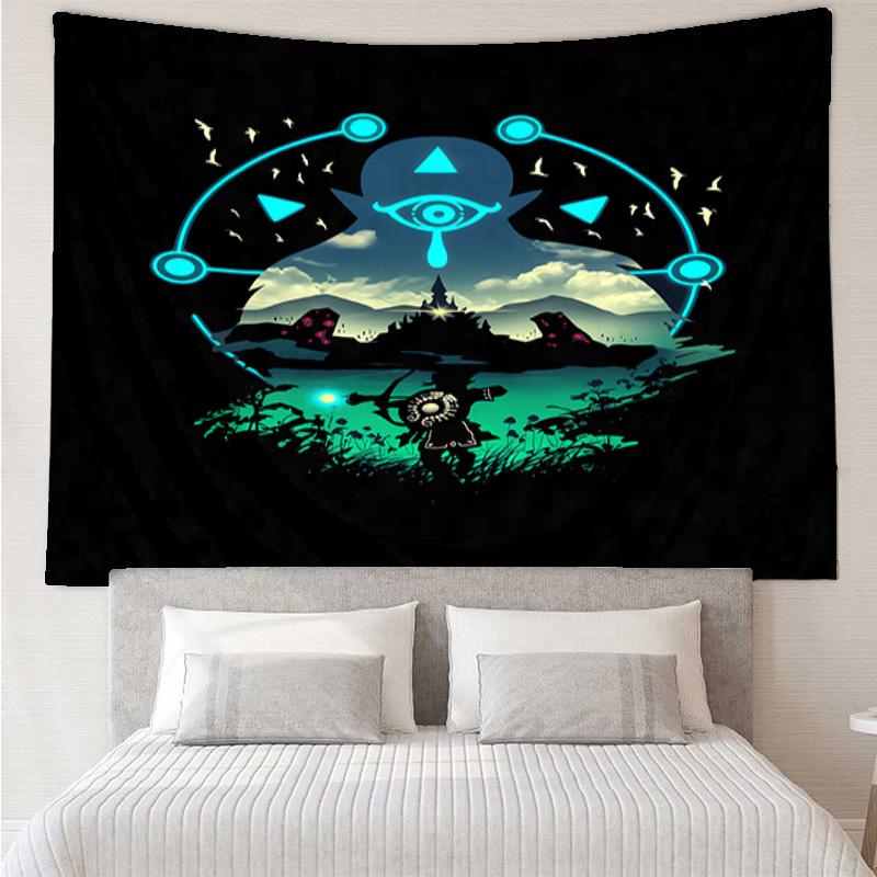Heroic Legend Crest Tapestry Hanging for Bedroom,Livingroom, Playroom,Decor Art Room Wall Tapestry Holiday and Birthday Gifts