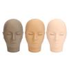 3шт. Головка манекена для ресниц, силиконовая, 3 слоя, ресницы, макияж, бьюти-практика, учебная кукольная голова для ресниц