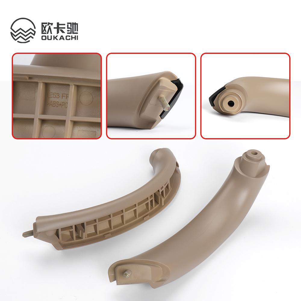 Automobile Exterior Decoration Parts Inner Handle Door Panel Pull Trim Cover Front Left Right Side for BMW X5 E53 1999-2006