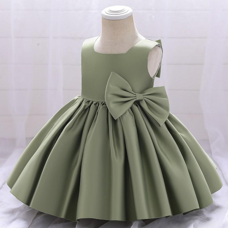 Baby Girls Princess Dress Birthday Party Wedding Formal Gown Toddler Bowknot Performance