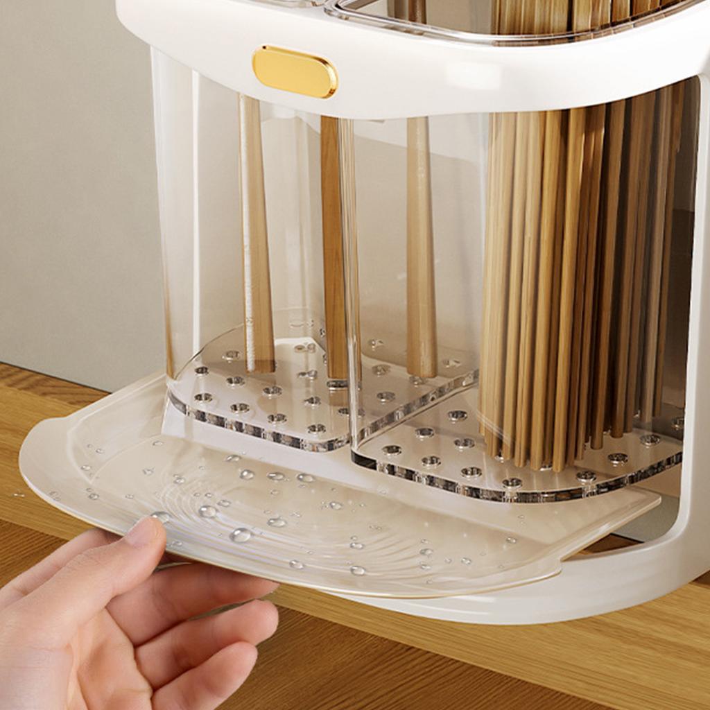 Многофункциональный органайзер для хранения столовых приборов с отверстием для палочек для еды