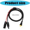 Solar To XT60 Charge Extension Cable 16AWG 5Ft Solar Connector To XT60 Adapter Power Cable for Portable Power Station