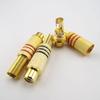 6pcs/lot RCA Female Connector Plug Solder Type Audio Video Jack Adapter Connectors Adapter for RCA Cable Video