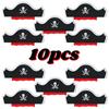 20pcs Pirate Eye Patches Captain Hat Set Skull Print Halloween Cosplay Adult Dress Up Felt One Eye Decoration Theme Party Props
