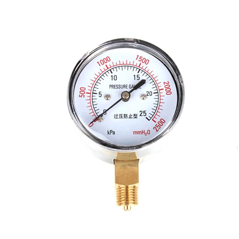 Capsule Pressure Gauge YE-60 Overpressure Prevention Micro Pressure Gauge 0-40kpa Hydraulic Pressure Kilopascal Meter