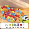1 Set Magnetic Track Train Toy Kit Kids DIY Rail Building Gravity-Defying Electric Train Toy Toddlers Track Car Educational STEM Learning Toy