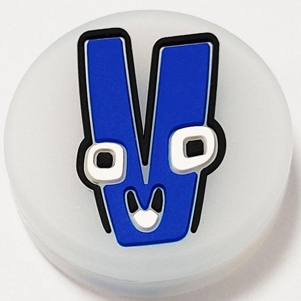 Силиконовый теннисный амортизатор с 26 английскими буквами, теннисная ракетка, амортизатор, ракетка для сквоша