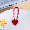 Прочный красочный брелок в форме сердца, креативный милый брелок в форме сердца, кавайный рюкзак, украшения, аксессуары, подарки