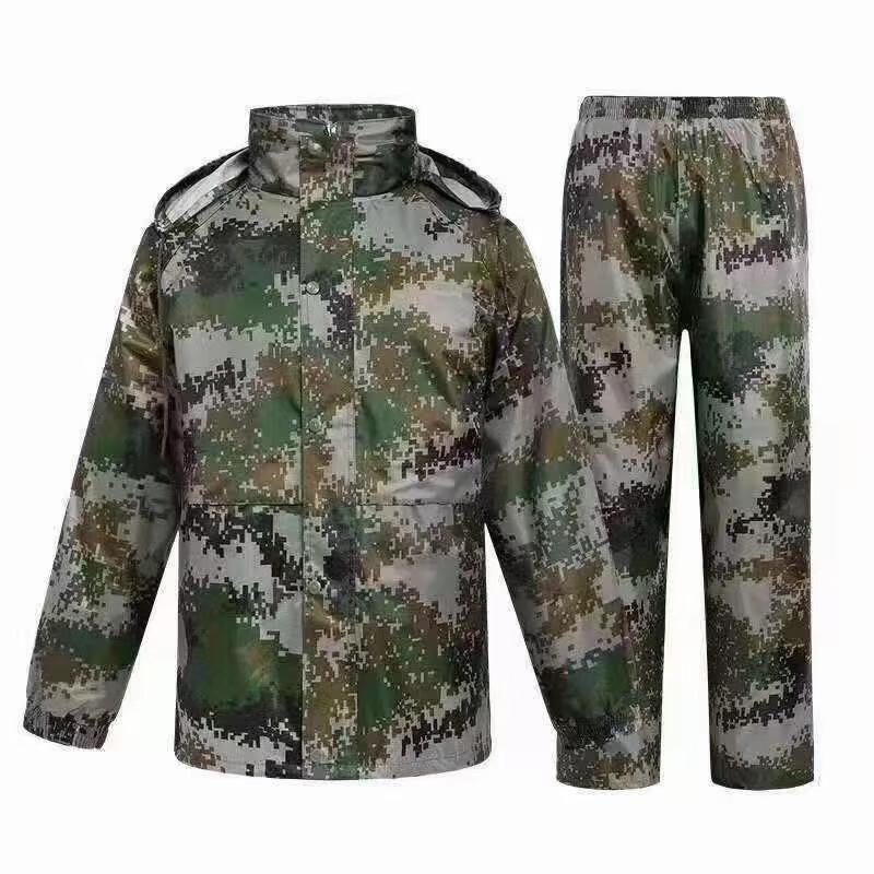 Двухсоставной камуфляжный дождевик Cheng You для тяжелых условий