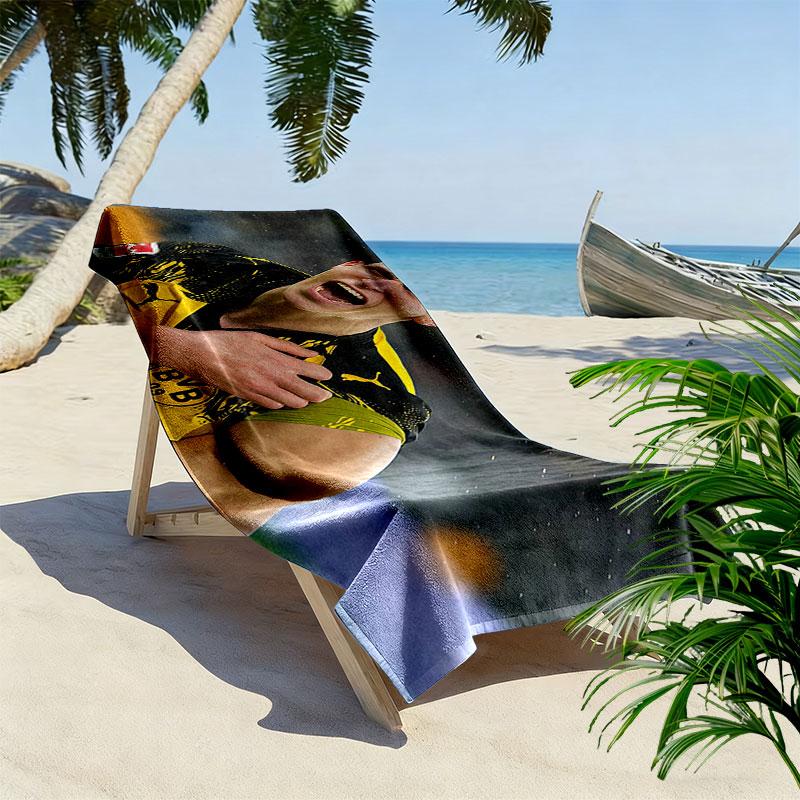 Schlotterbeck Print Beach Towel, Large Soft Quick Dry Towel for Beach Camping Swimming